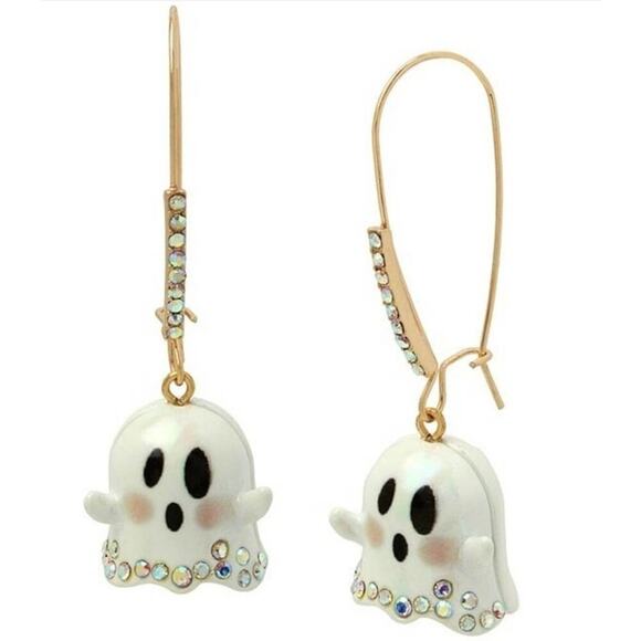 Betsey Johnson ghost earrings‎ - Picture 1 of 2